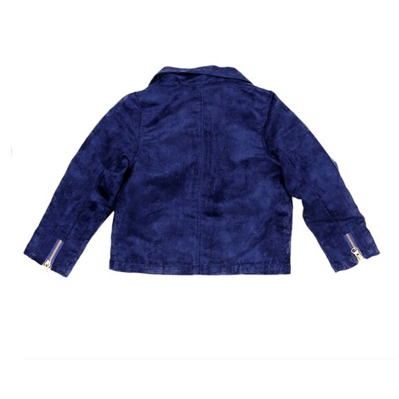 Mini Rodini Biker Jacket Navy - Picture 2 of 5